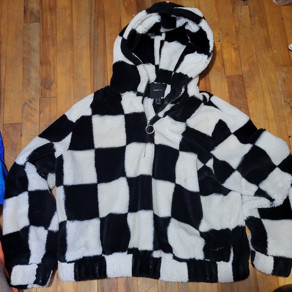 Forever 21 plus size checkered sweater - Picture 1 of 1